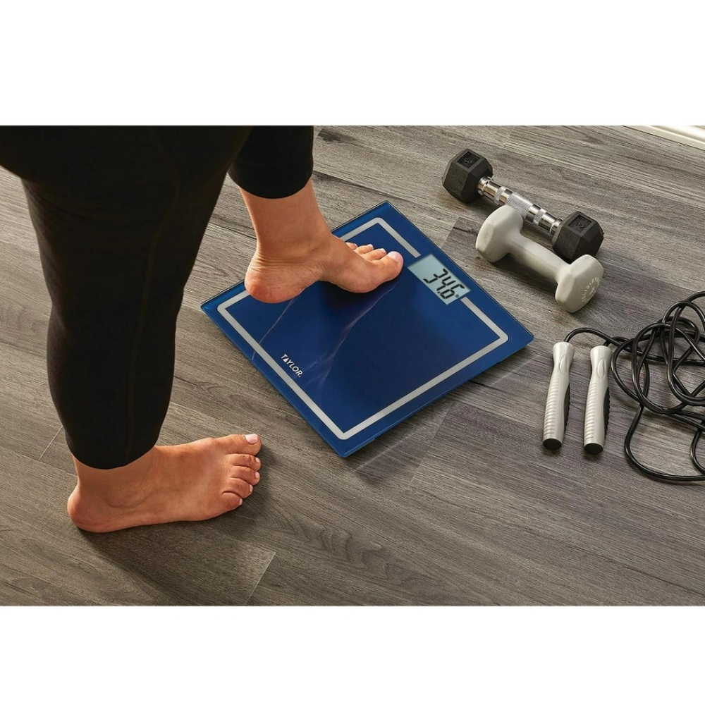 🆕Taylor Tempered Glass Battery Operated Digital Body Weight Scale